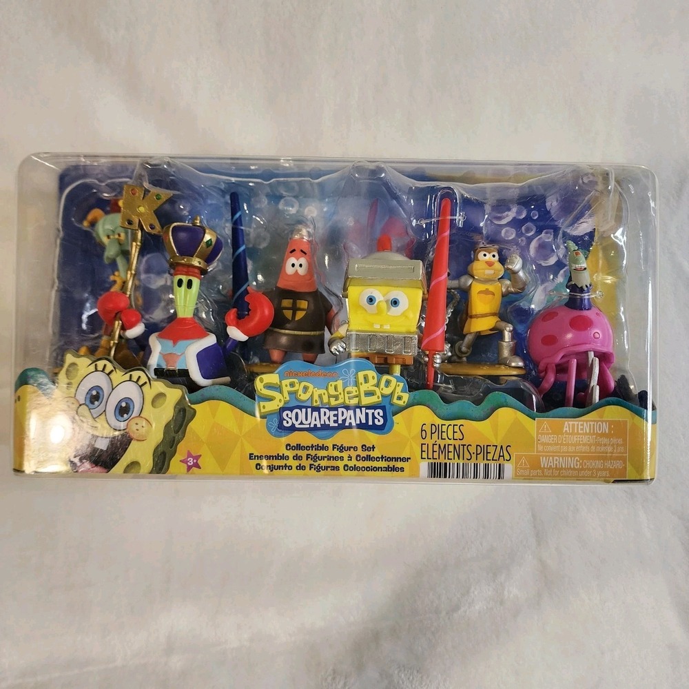 Spongebob Squarepants Dunces & Dragons Collectible Figure Set Nickelodeon NIB